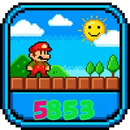 5853